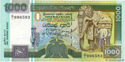 1000 Rupees SRI LANKA  1991 P.107a