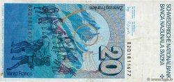 20 Francs SUISSE 1982 P.55d TB+