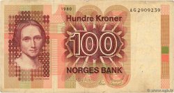 100 Kroner NORWAY 1980 P.41b F