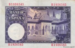 25 Pesetas SPANIEN 1954 P.147a VZ