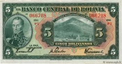 5 Bolivianos BOLIVIA  1928 P.120a BB