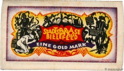 1 Gold Mark ALLEMAGNE Bielefeld 1923 SUP