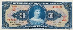 50 Cruzeiros BRAZIL 1961 P.169a