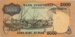5000 Rupiah INDONÉSIE 1975 P.114a TTB