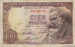100 Pesetas ESPAGNE 1946 P.131a