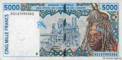 5000 Francs ÉTATS DE L AFRIQUE DE L OUEST  2002 P.213Bl