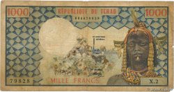 1000 Francs TCHAD  1977 P.03a
