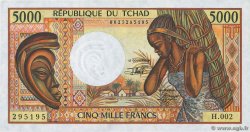 5000 Francs TCHAD  1991 P.11