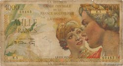 1000 Francs Union Française ÎLE DE LA RÉUNION 1946 P.47a
