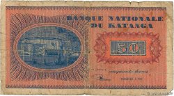 50 Francs KATANGA 1960 P.07a B