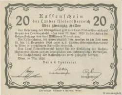 20 Heller AUTRICHE 1920 PS.110a SPL