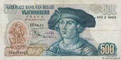 500 Francs BELGIQUE 1971 P.135b