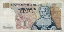 500 Francs BELGIQUE 1971 P.135b TB