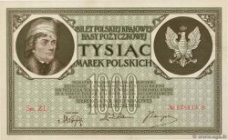 1000 Marek POLOGNE  1919 P.022d