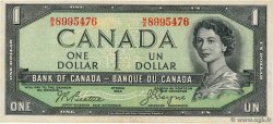 1 Dollar CANADA 1954 P.066b VF