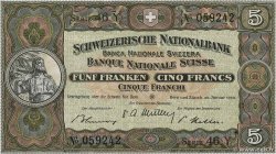 5 Francs SUISSE 1949 P.11n