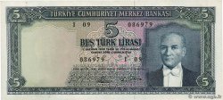 5 Lira TURQUIE  1965 P.174