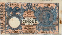 5 Lire ITALIE 1915 P.023d TTB