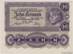 10 Kronen AUTRICHE 1922 P.075