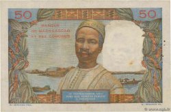 50 Francs MADAGASCAR 1951 P.045b TTB+