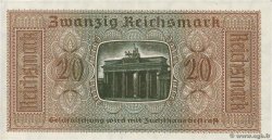 20 Reichsmark ALLEMAGNE 1940 P.R139 SUP+