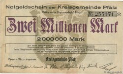 2 Millions Mark ALLEMAGNE Speyer 1923  TTB