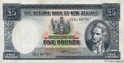 5 Pounds NOUVELLE-ZÉLANDE  1967 P.160d
