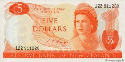 5 Dollars NOUVELLE-ZÉLANDE  1975 P.165c