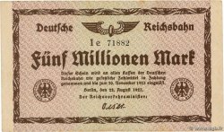 5 Millionen Mark ALLEMAGNE Berlin 1923 PS.1013c SUP