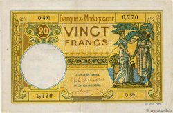 20 Francs MADAGASCAR 1948 P.037 TTB