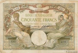50 Francs MADAGASCAR 1926 P.038 TB