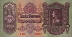 100 Pengö HONGRIE 1930 P.098 pr.NEUF