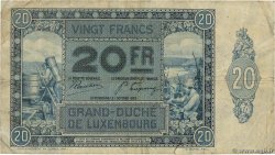 20 Francs LUXEMBOURG  1929 P.37a