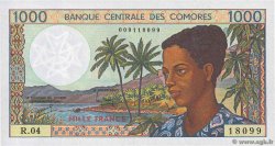 1000 Francs COMORES  1994 P.11b1