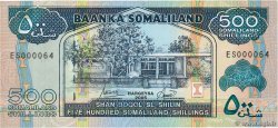 500 Shillings Petit numéro SOMALILAND  2005 P.06e