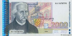 2000 Leva BULGARIEN 1994 P.107a fST
