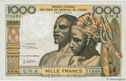 1000 Francs ÉTATS DE L AFRIQUE DE L OUEST 1969 P.103Ag