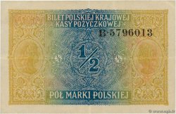 1/2 Marki POLAND 1917 P.007 XF