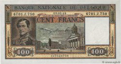 100 Francs BÉLGICA  1949 P.126