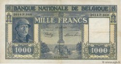 1000 Francs BÉLGICA  1945 P.128b