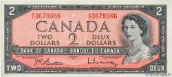 2 Dollars CANADá
  1954 P.076b