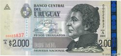 2000 Pesos Uruguayos URUGUAY 2003 P.092 FDC