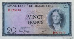 20 Francs LUXEMBOURG 1955 P.49a pr.NEUF