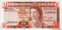 1 Pound GIBRALTAR 1975 P.20a