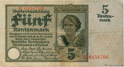 5 Rentenmark ALLEMAGNE  1926 P.169