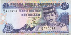1 Ringgit - 1 Dollar BRUNEI 1989 P.13a NEUF