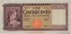 500 Lire ITALIE 1947 P.080a TTB