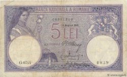5 Lei ROMANIA 1916 P.019a