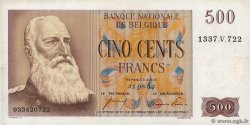 500 Francs BELGIQUE 1953 P.130a