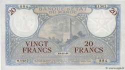 20 Francs MAROC  1941 P.18b